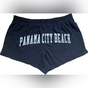 Black Panama City Beach Shorts- elastic waist. Women’s size S/M